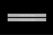 Chevrolet Camaro VI 2016+ Auto Door Sills With Logo Camaro RS Chevrolet Led Door Sills opdesign
