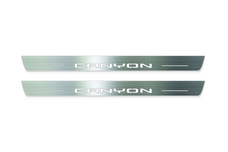 GMC Canyon III 2022+ Car Sill With Logo Canyon GMC Led Door Sills
