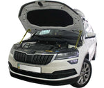 Load image into Gallery viewer, Hood strut kit installed on the Škoda Karoq 1st Gen (NU)
