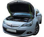 Load image into Gallery viewer, Hood strut kit installed on the Opel Astra 4th Gen (J)