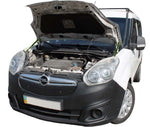 Load image into Gallery viewer, Hood strut kit installed on the Opel Combo 4th Gen (D)