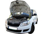 Load image into Gallery viewer, Hood strut kit installed on the Škoda Fabia 2nd Gen (5J)
