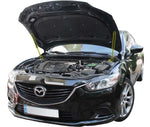ギャラリービューアーに画像を読み込む、Hood strut kit installed on the Mazda 6 3rd Gen (GJ)