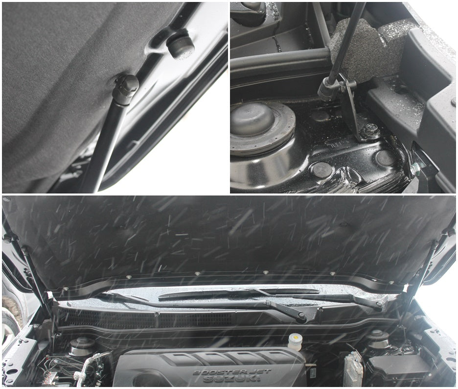 Hood strut kit mounting details on the Suzuki S-Cross 2nd Gen