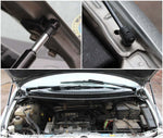Wczytaj zdjęcie w przeglądarce galerii, Hood strut kit mounting details on the Mazda MPV 2nd Gen (LW)