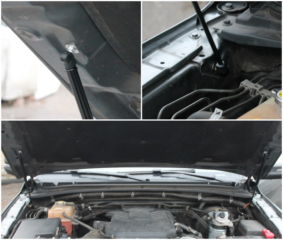 Hood strut kit mounting details on the JAC T6 1st Gen