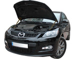 Load image into Gallery viewer, Hood strut kit installed on the Mazda CX-7 (ER)