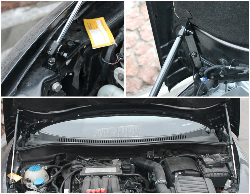 Hood strut kit mounting details on the SEAT Toledo 3rd Gen (5P)