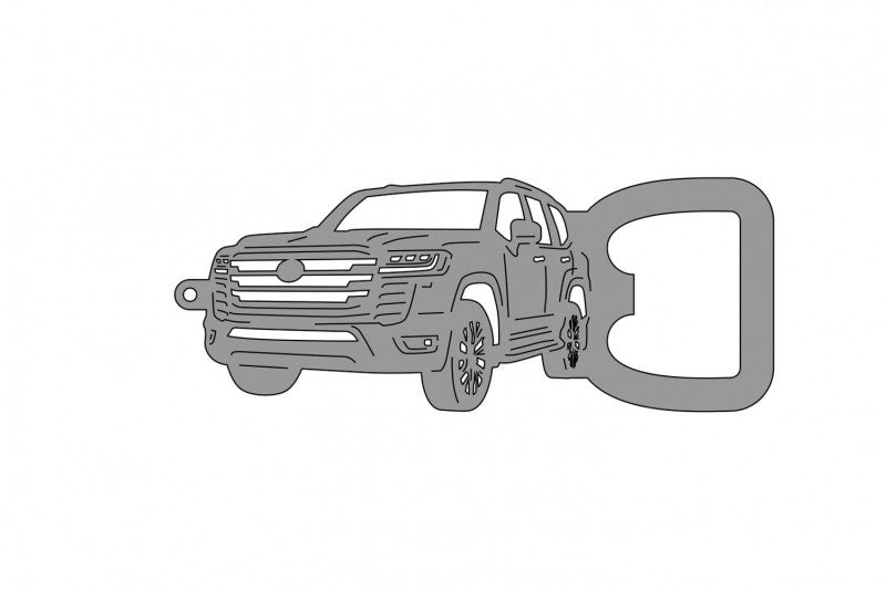Keychain Bottle Opener for Toyota LC 300 2021+ Keychains opdesign