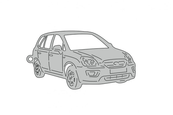 Car Keychain for KIA Carens III 2006-2012 (type 3D) - decoinfabric