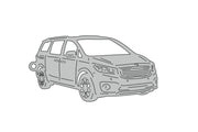 Car Keychain for KIA Carnival III 2015+ (type 3D) Keychains opdesign
