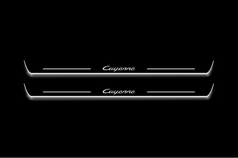 Porsche Cayenne Coupe Car Door Sill With Logo Cayenne