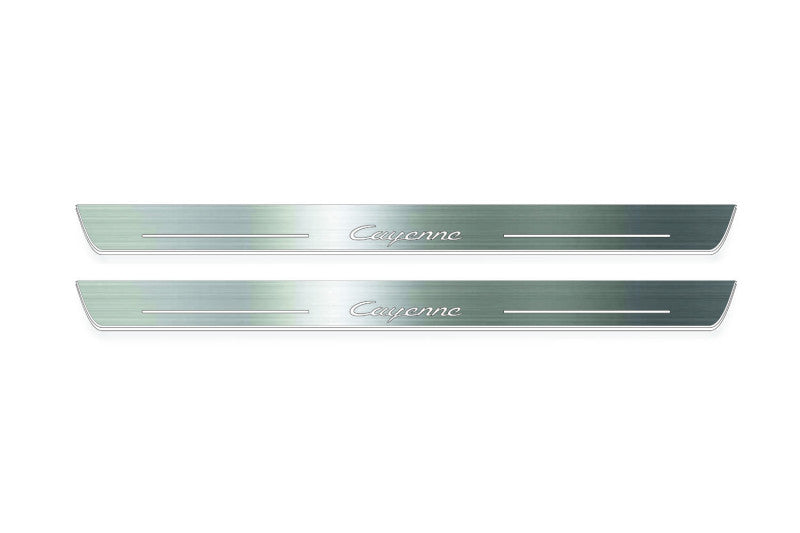Porsche Cayenne Coupe Car Door Sill With Logo Cayenne