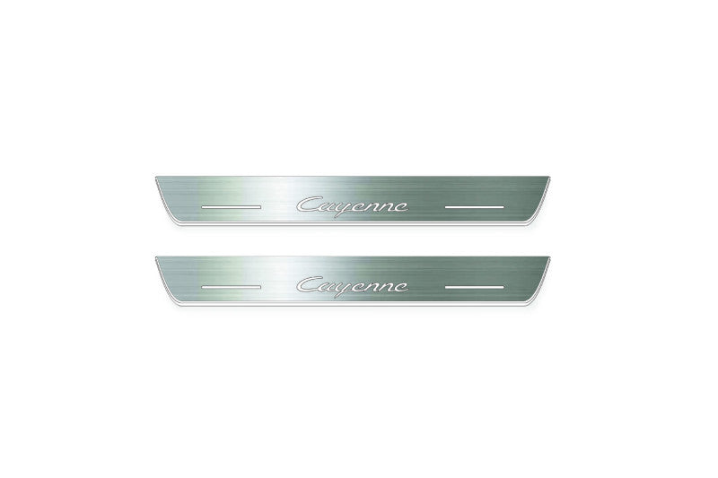 Porsche Cayenne Coupe Car Door Sill With Logo Cayenne