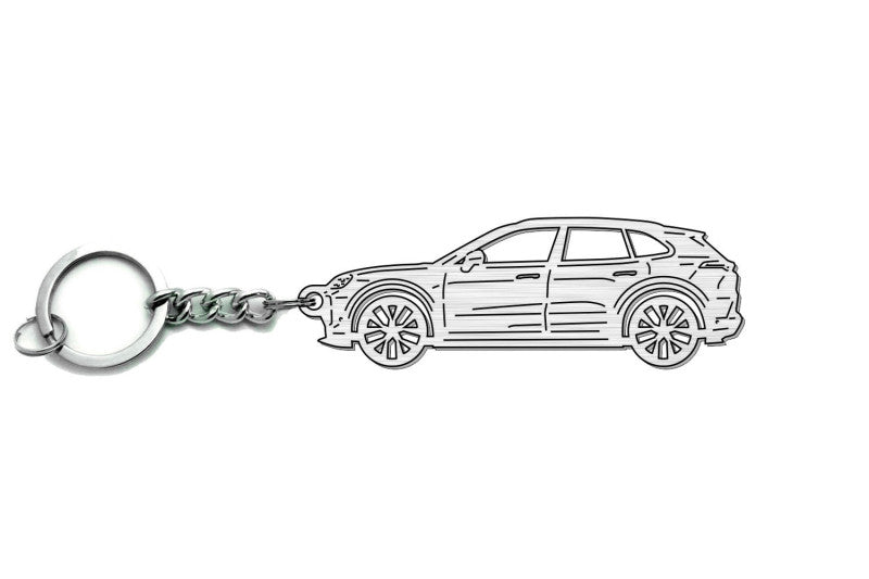 Car Keychain for Porsche Cayenne IV 2026+ (type STEEL)