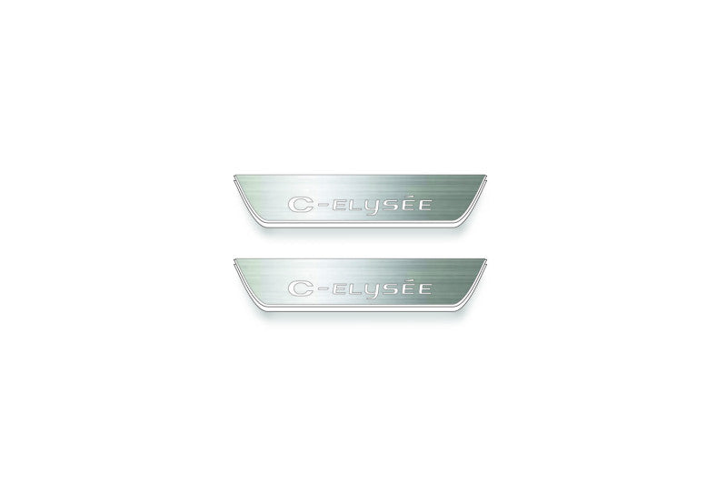 Citroen C-Elysee 2012+ LED Door Sill With Logo C-Elysee