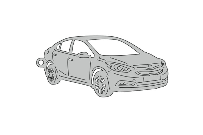 Car Keychain for KIA Forte II 2014-2018 (type 3D) Keychains opdesign