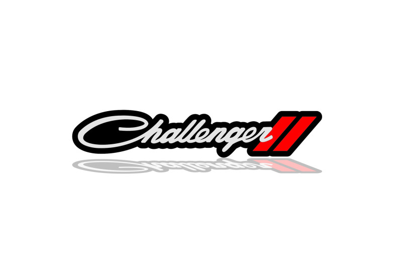 DODGE Radiator grille emblem with Challenger + Dodge logo