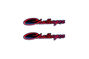 Dodge Emblem & Badge Set - Grille and Tailgate Challenger logo (Big Size) Dodge emblems decoinfabric