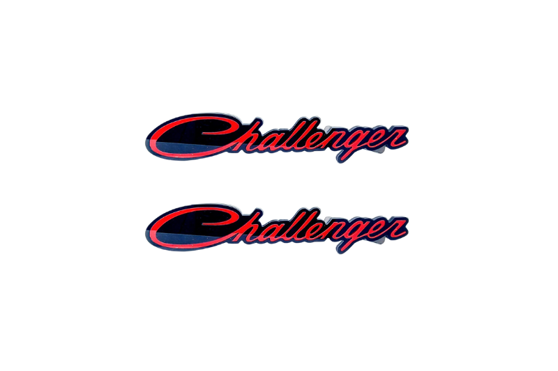 Dodge Emblem & Badges set with Challenger logo (Big Size)