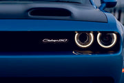 Dodge Illuminated LED Radiator Grille Emblems and Badges with Challenger 50 logo Dodge Led emblems decoinfabric