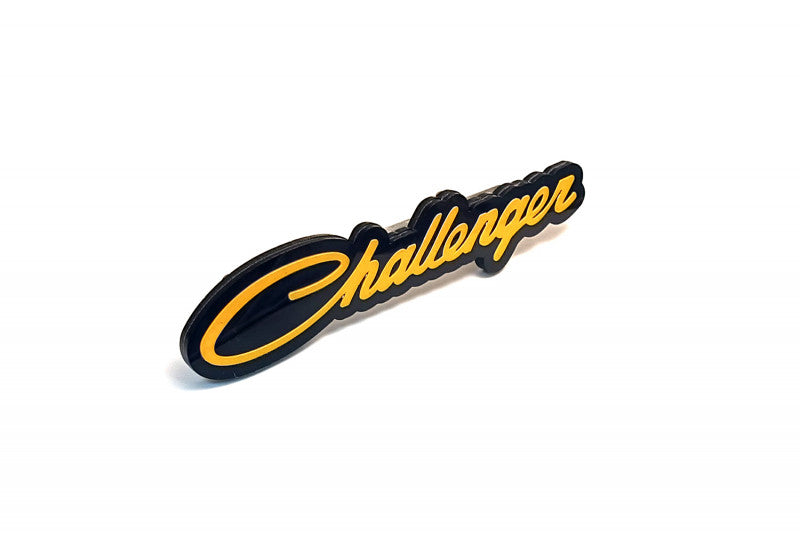 DODGE Radiator grille emblem with Dodge Challenger logo (type 2)