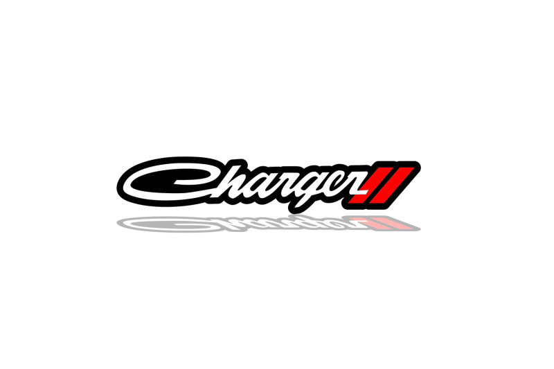 Dodge Charger trunk rear emblem between tail lights with Charger logo Dodge emblems decoinfabric