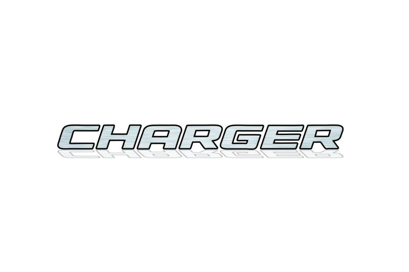 Dodge tailgate trunk rear 3D emblem with Charger logo (type MIXT) Dodge emblems decoinfabric