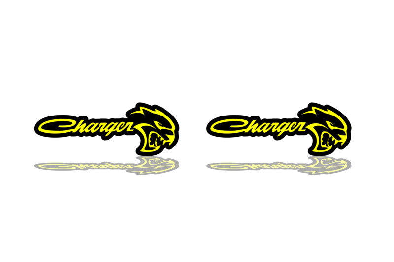 DODGE emblem for fenders with Charger + Hellcat logo