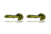 Dodge emblem for fenders with Charger + Hellcat logo Dodge emblems decoinfabric