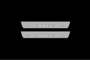 Dodge Charger 2005-2011 Door Sill Protectors With Logo Charger Dodge Led Door Sills opdesign