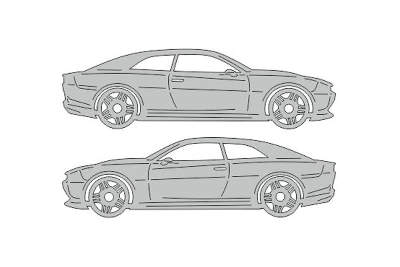 Dodge Charger (2024+) Floor Mat Emblem Set – Stainless Steel Badges Car Mats Badges Decoin