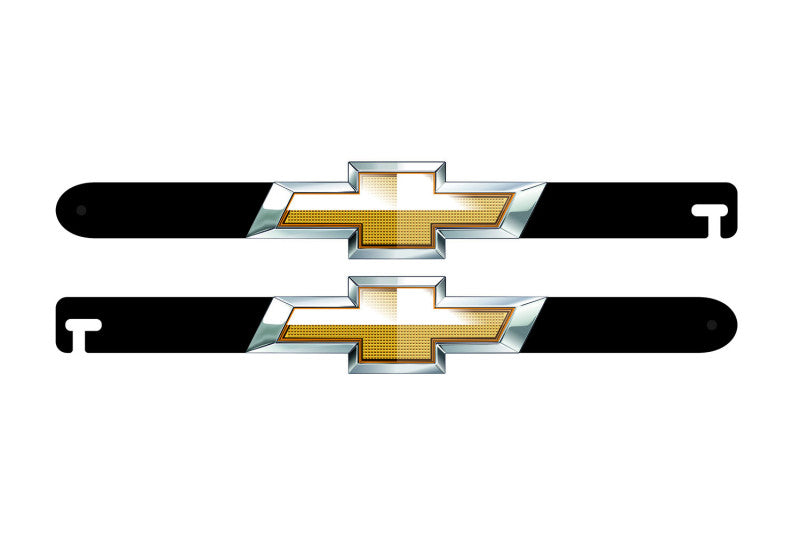 Custom Car Show Door Props Chevrolet Logo Stainless Steel