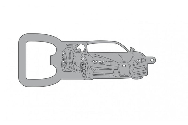 Keychain Bottle Opener for Bugatti Chiron 2016+