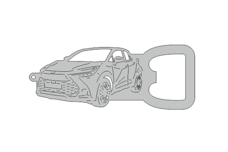 Keychain Bottle Opener for Toyota C-HR II 2024+ Keychains opdesign