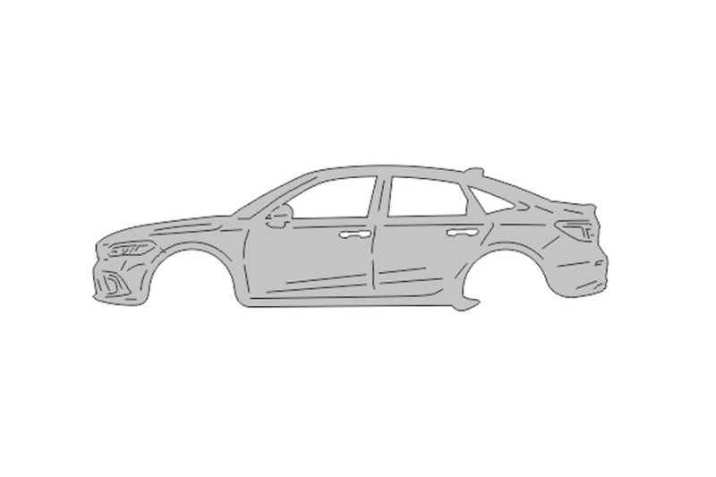 Keychain Bottle Opener for Honda Civic 4D 2021+ Keychains opdesign