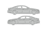 Mercedes CLS-Class I (C219) (2004-2010) Floor Mat Emblem Set – Stainless Steel Badges Car Mats Badges Decoin