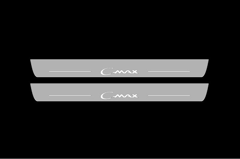 Ford C-Max I 2003-2012 LED Door Sills PRO With Logo C-Max Ford Led Door Sills opdesign