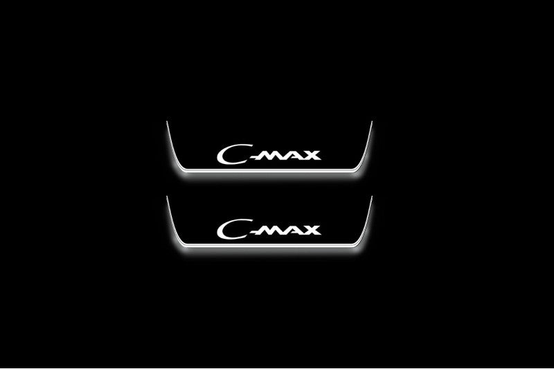 Ford C-Max I 2003-2012 LED Door Sills PRO With Logo C-Max