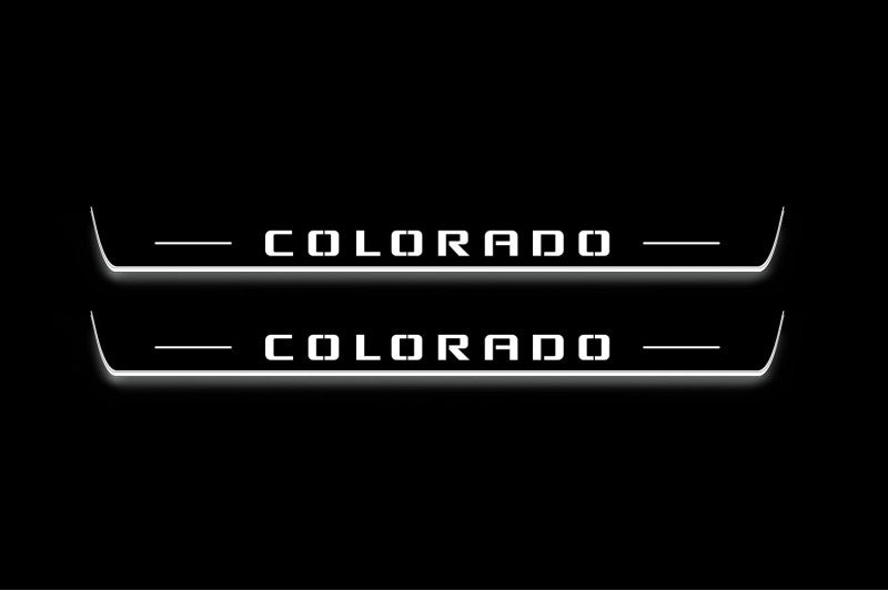 Chevrolet Colorado II 2015-2023 Led Door Sills With Logo Colorado
