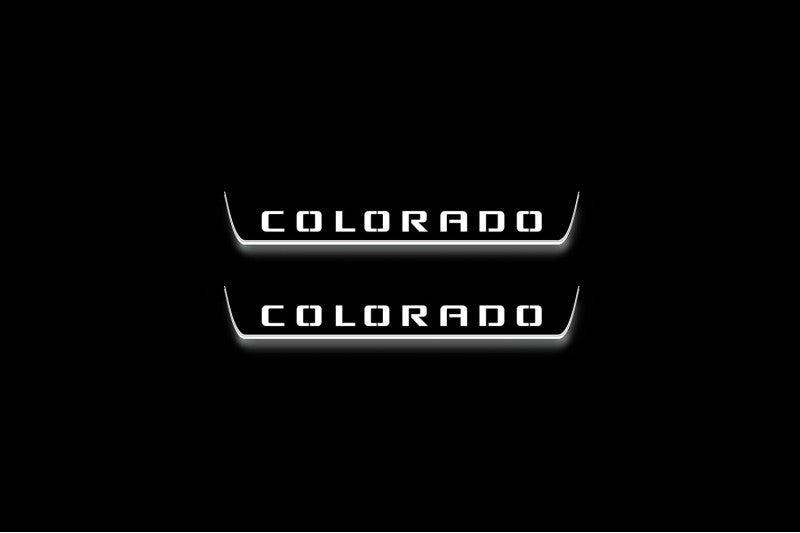 Chevrolet Colorado II 2015-2023 Led Door Sills With Logo Colorado