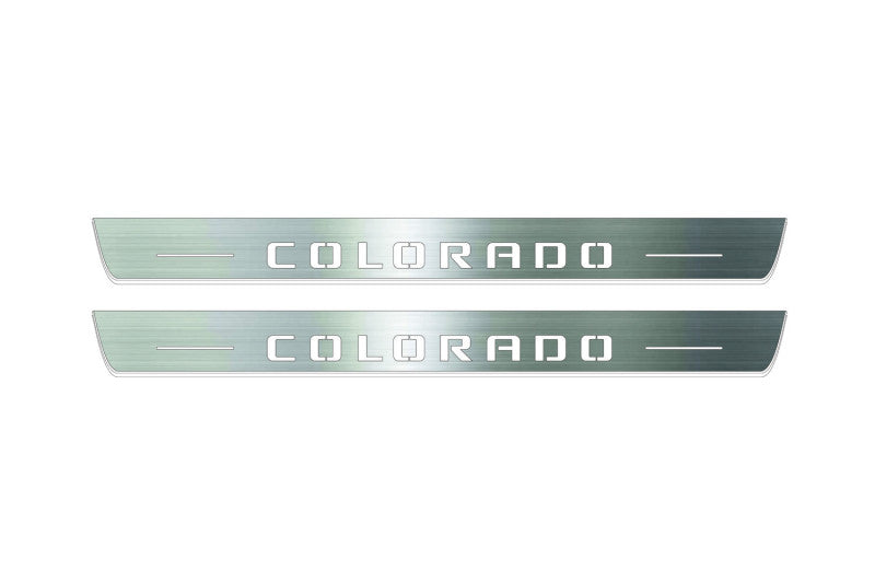 Chevrolet Colorado II 2015-2023 Led Door Sills With Logo Colorado
