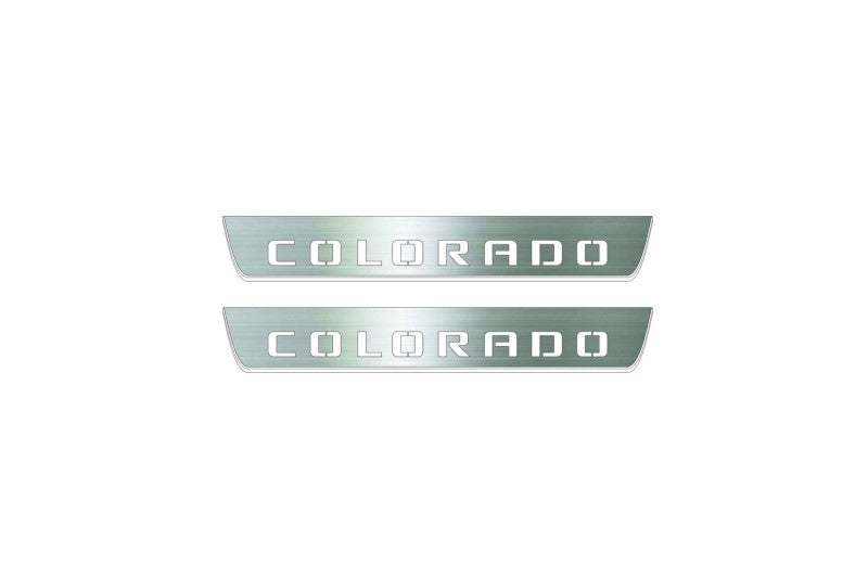 Chevrolet Colorado II 2015-2023 Led Door Sills With Logo Colorado