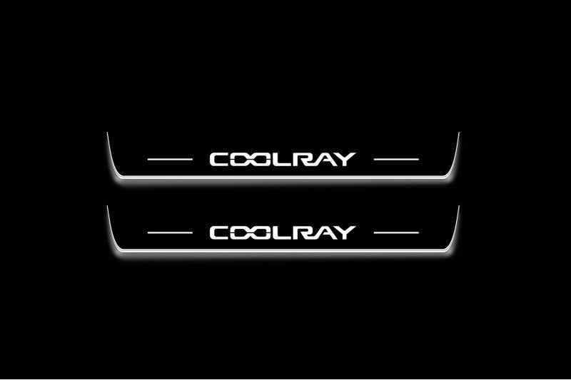 Geely Coolray 2020+ Car Door Sill With Logo Coolray Geely Led Door Sills