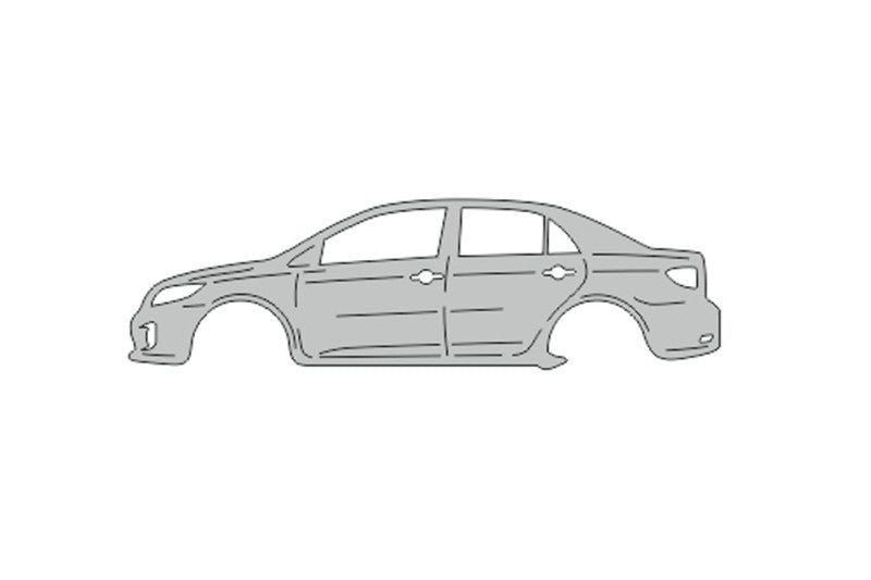 Keychain Bottle Opener for Toyota Corolla X 2007-2013 Keychains opdesign