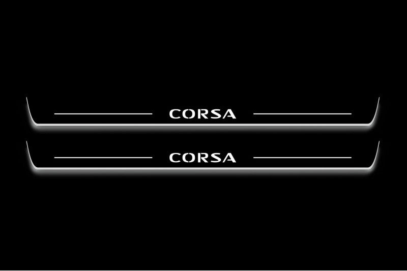 Vauxhall Corsa E 3D 2014–2019 Car Door Sill With Logo Corsa