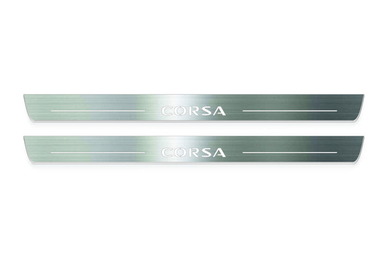 Vauxhall Corsa E 3D 2014–2019 Car Door Sill With Logo Corsa