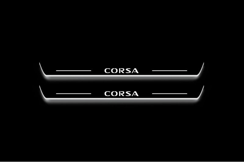 Vauxhall Corsa F 2019+ Auto Door Sills With Logo Corsa