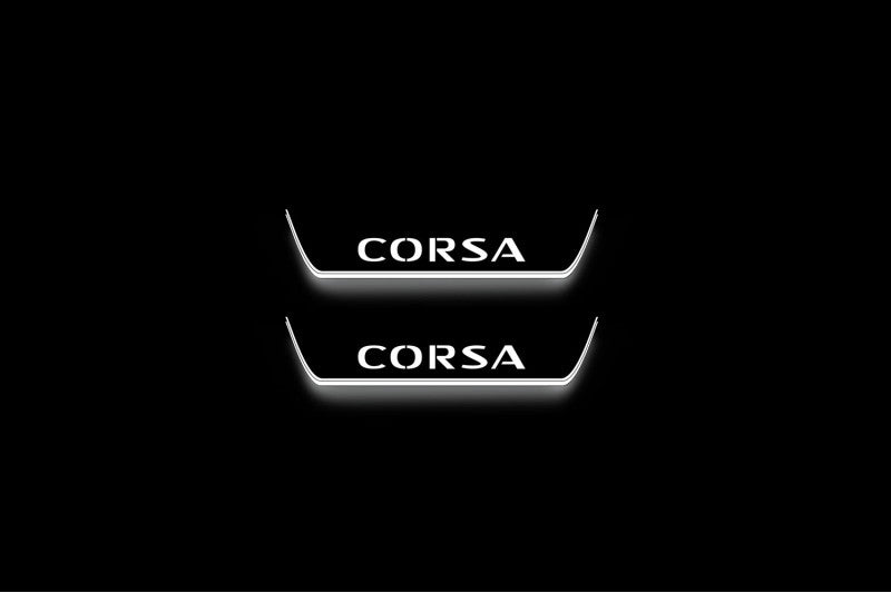 Vauxhall Corsa F 2019+ Auto Door Sills With Logo Corsa
