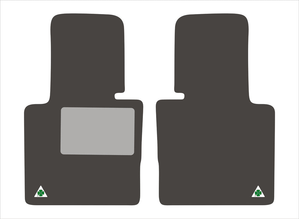Colored Floor Mat Emblems for Quadrifoglio – Add a Touch of Personality Car Mats Badges Decoin